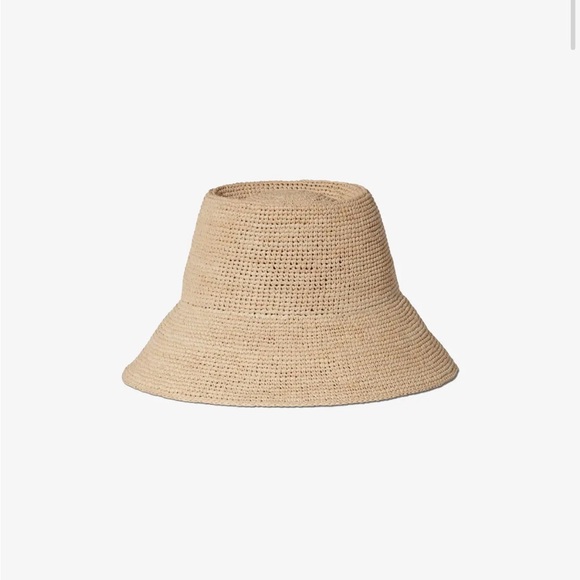 Janessa Leone Accessories - Janessa Leone Tan Woven Hat